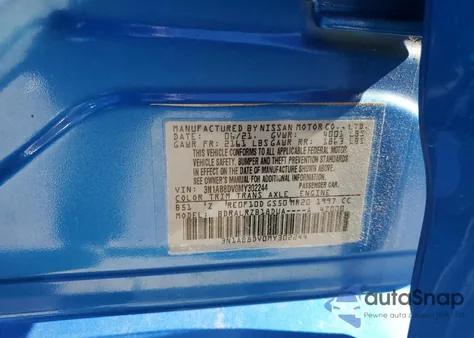 2021 Nissan Sentra Sr from USA, damaged, VIN 3N1AB8DV0MY302244